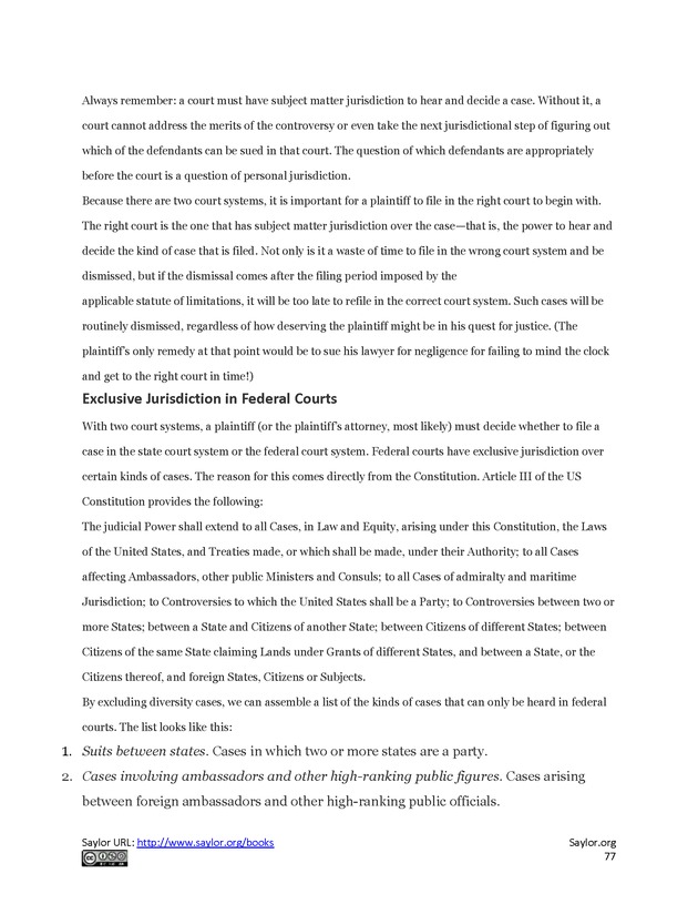 Business Law and the Legal Environment - Page 77